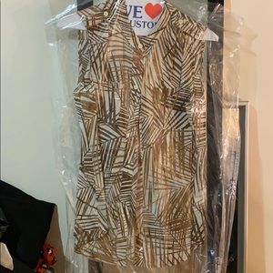 Banana Republic silk sleeveless top